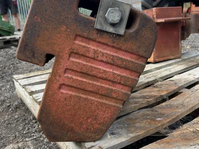 Massey Ferguson Set of 9 Vintage Weights