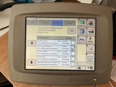 JD 2600 Display.