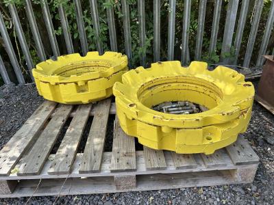 JD Pair of rear wheel weights - 72kg Starter weight & 205kg Outer weight.