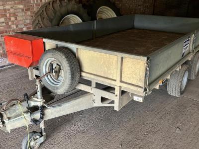 Ifor Williams 12'6 Flatbed Trailer cw Sides & Ramps